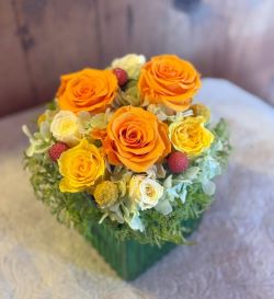 秋のプリザーブドフラワー（5,500円）